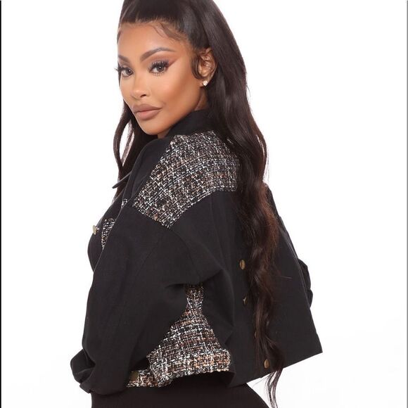 Fashion Nova Tweed You Later jacket - Picture 4 of 13